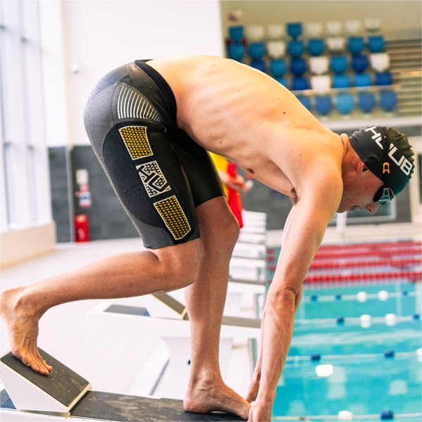 2025 HUUB Männer Pinnacle Buoyancy Short PINNSHORT - Black / Silber